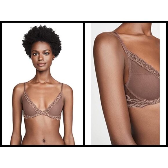 💕NATORI💕 Feathers Underwire Contour Bra Truffle - Picture 5 of 16
